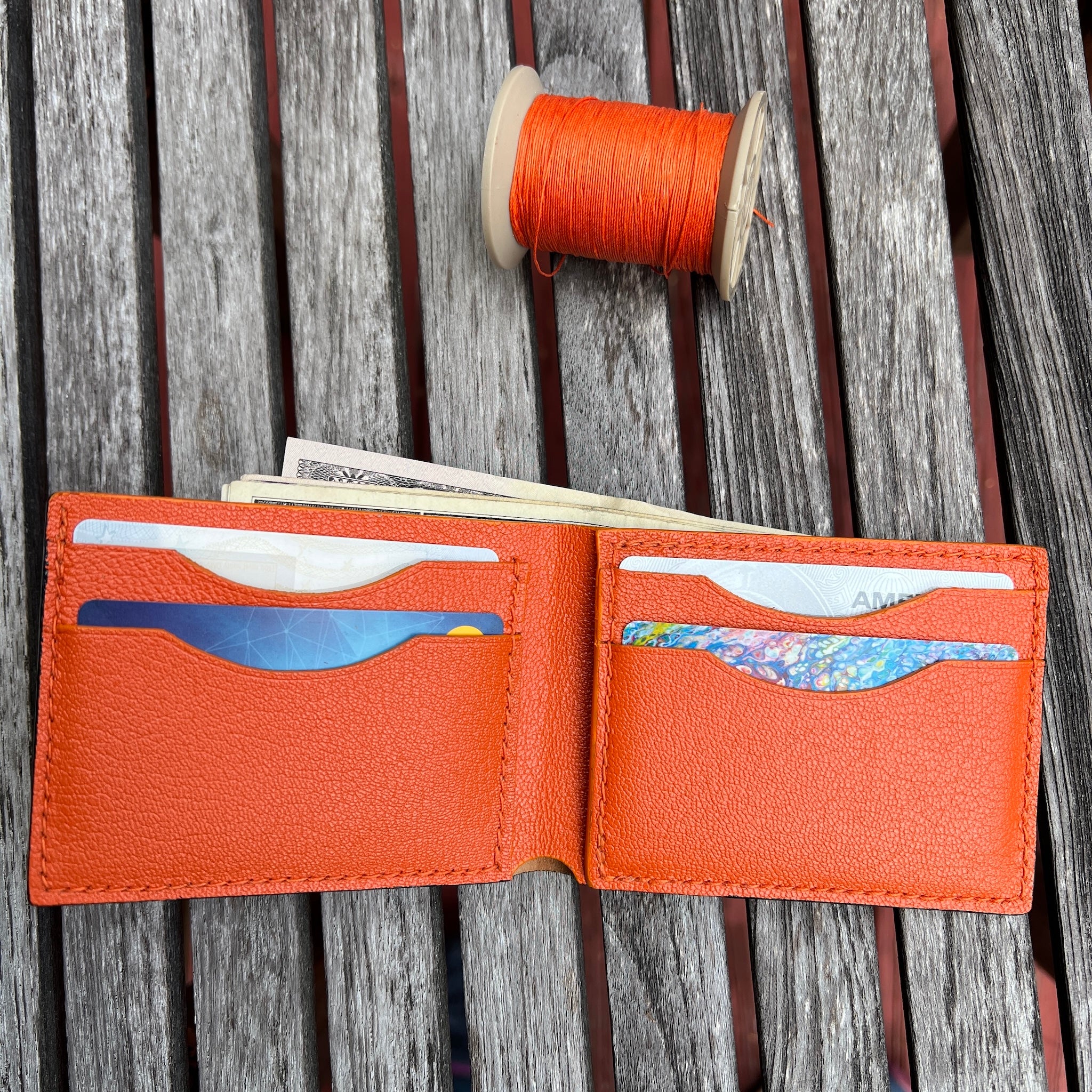 Billfold Wallet, Classic Wallet, Traditional Leather Wallet by