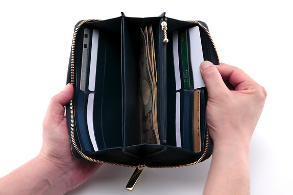 ラウンドファスナーウォレット[M0803] クロコダイルレザーショップ