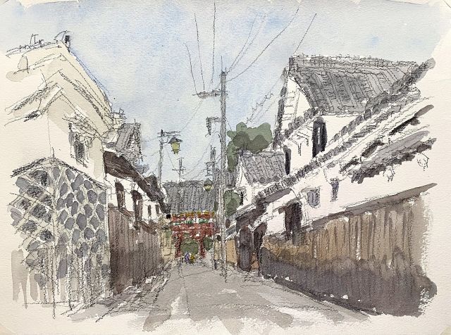 町並彩歩～伊藤 隆のスケッチ～ 近畿地方の風景（大阪）