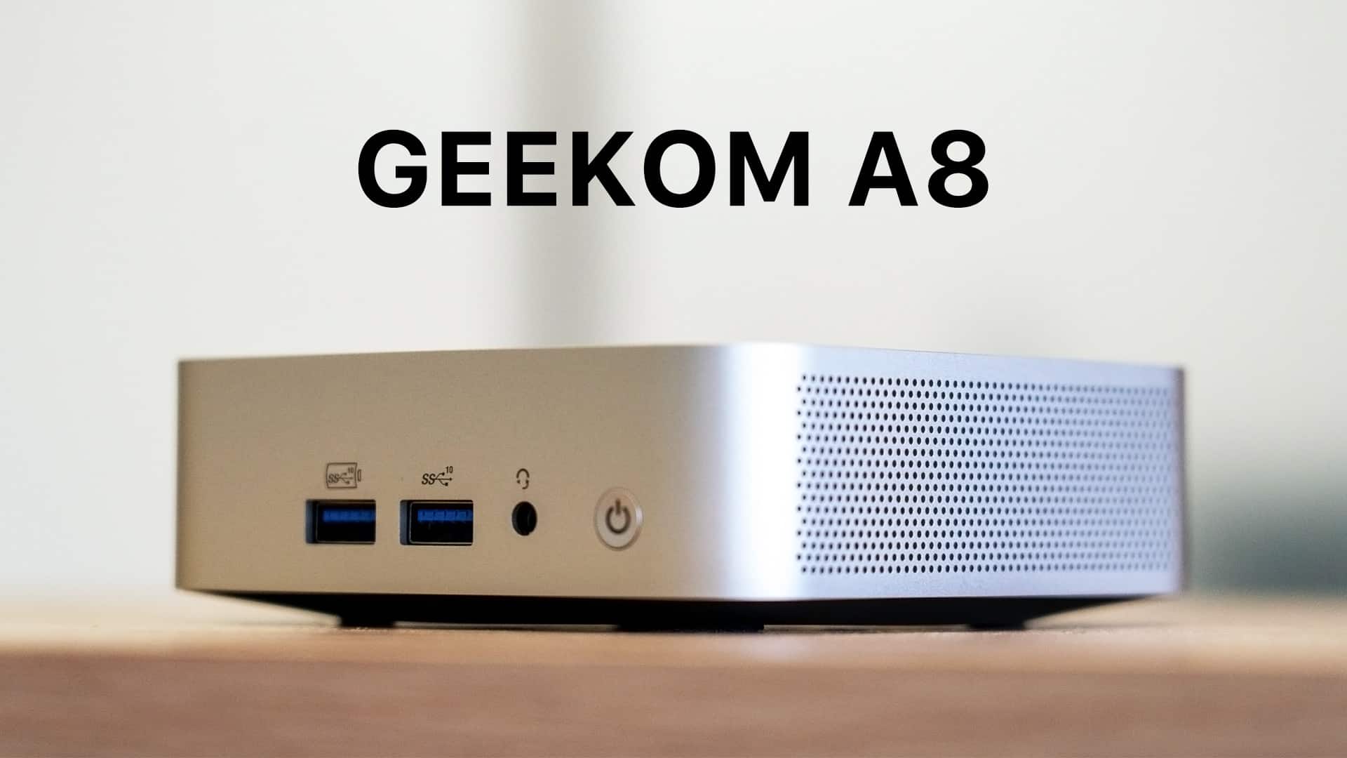 GEEKOM A8の実機詳細レビュー：Ryzen 9 8945HS搭載でゲームもできる