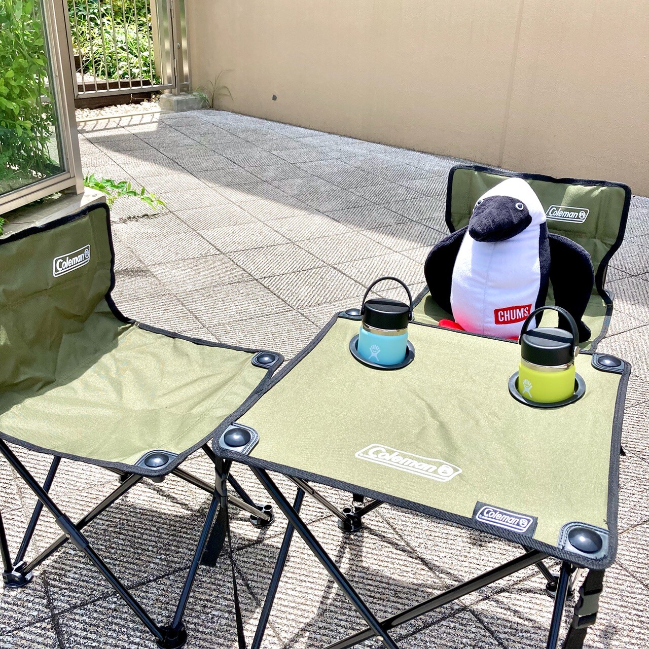 Coleman】コンパクトチェアテーブルセット｜グリーンサミット