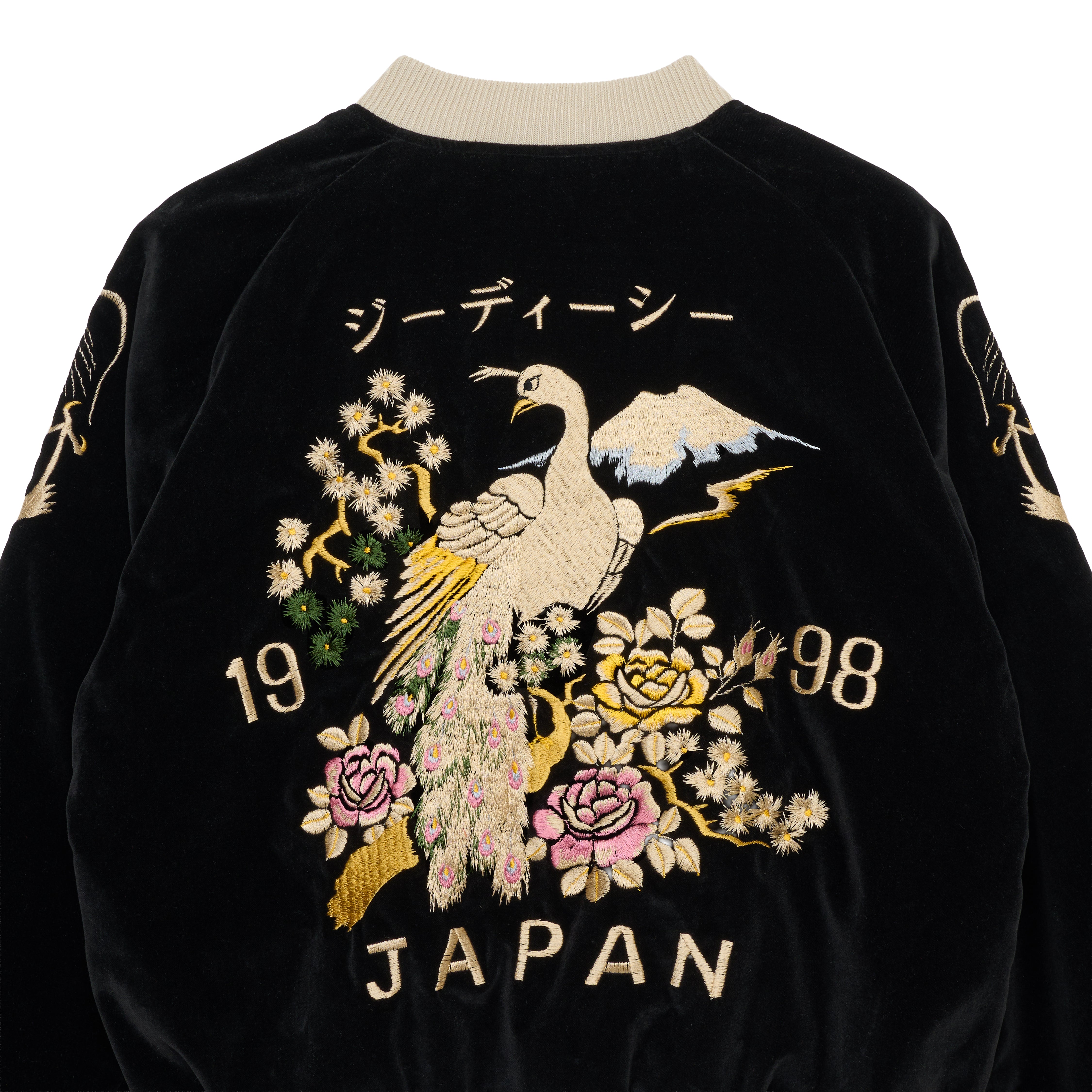 TAILOR TOYO X GDC】Velveteen × Acetate Souvenir Jacket “PHOENIX” × “AL