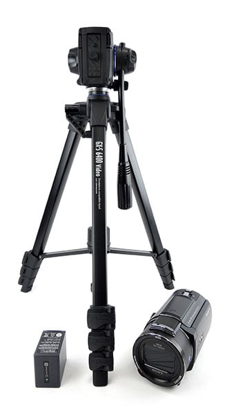 SONY 4K対応ビデオカメラ FDR-AX60 ブラック 三脚＆予備バッテリー