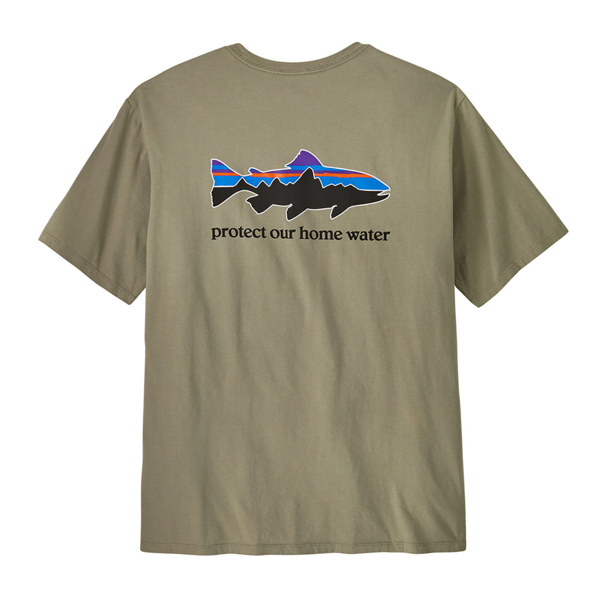 Men's Home Water Trout Organic T-Shirt - Gearhead Outfitters