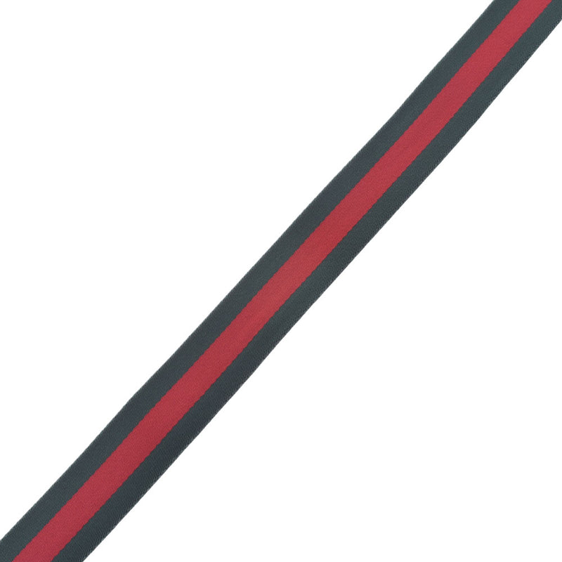 グッチシェリーライン 95CM 緑/赤 シルバー金具 レディース ベルト