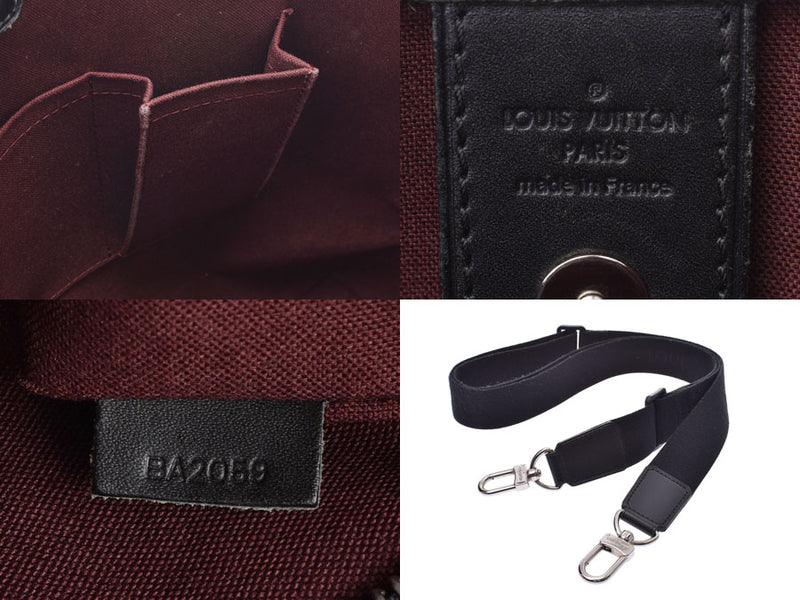 ルイヴィトン マカサー デイヴィス 黒/ブラウン M56708 メンズ 本革