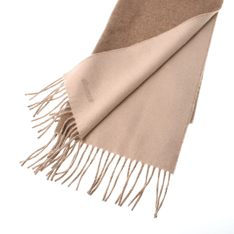 エルメスマフラー ユニブロデ キャメル ユニセックス マフラー HERMES