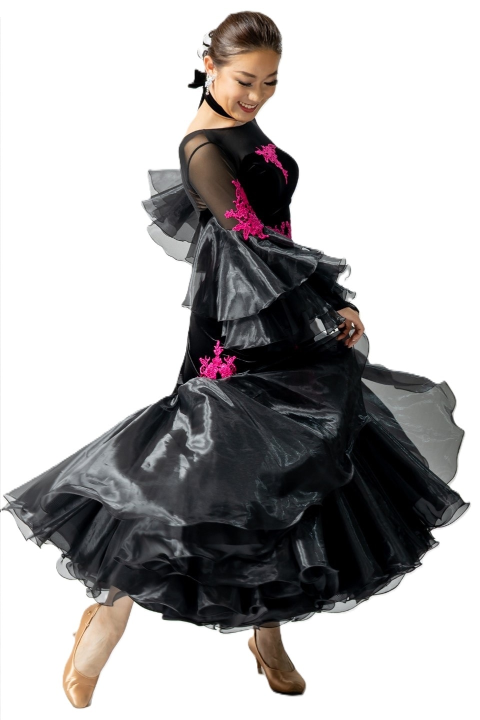 タカダンス スタンダードドレス 3S-00183 ｜社交ダンス スタンダード