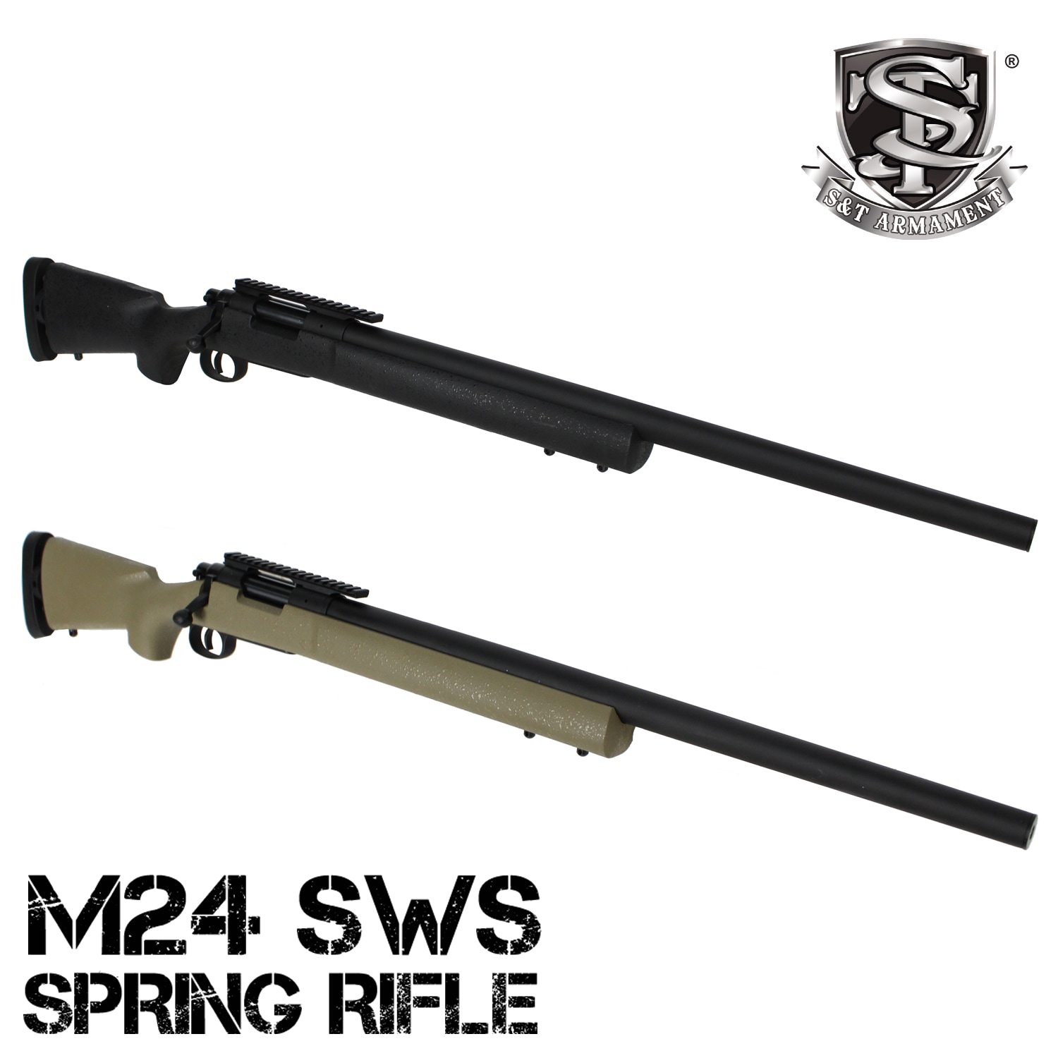 S&T M24 SWS スポーツライン エアーコッキング ライフル（各カラーあり