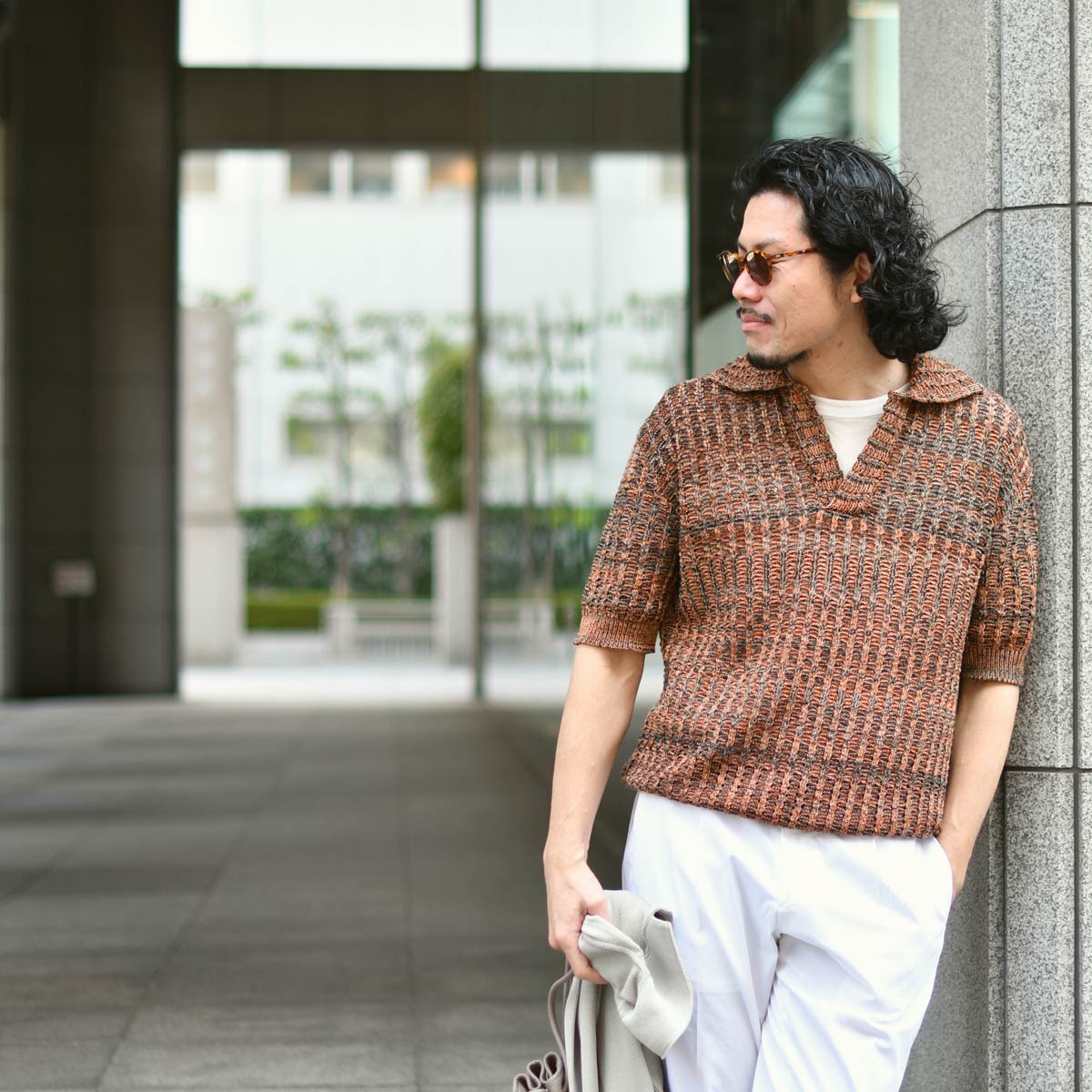 roberto collina【ロベルトコリーナ】スキッパーニット RB27124 50