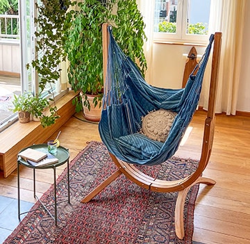 Udine アウトドア ハンモックチェア&スタンドセット 【LA SIESTA】_