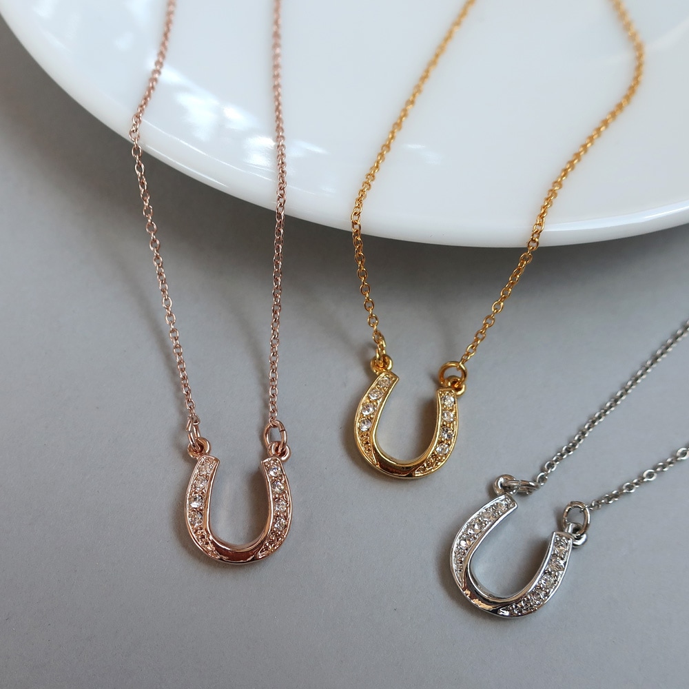 ホースシュー 馬蹄 ネックレス k18gp 日本製 | ネックレス | 日本製