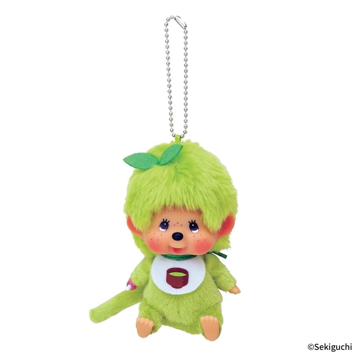 抹茶モンチッチ 顔でかSSサイズ キーチェーン 男の子|【ぬいぐるみの