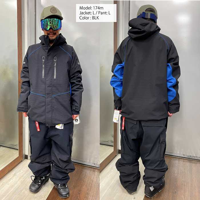 VOLCOM ボルコム G0652413 V.CO WFO JACKET BLK 23-24 ボードウェア
