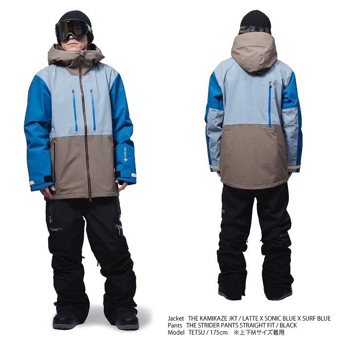 REW アールイーダブリュ STRIDER PANTS BLACK 24-25 ボードウエア ユニ