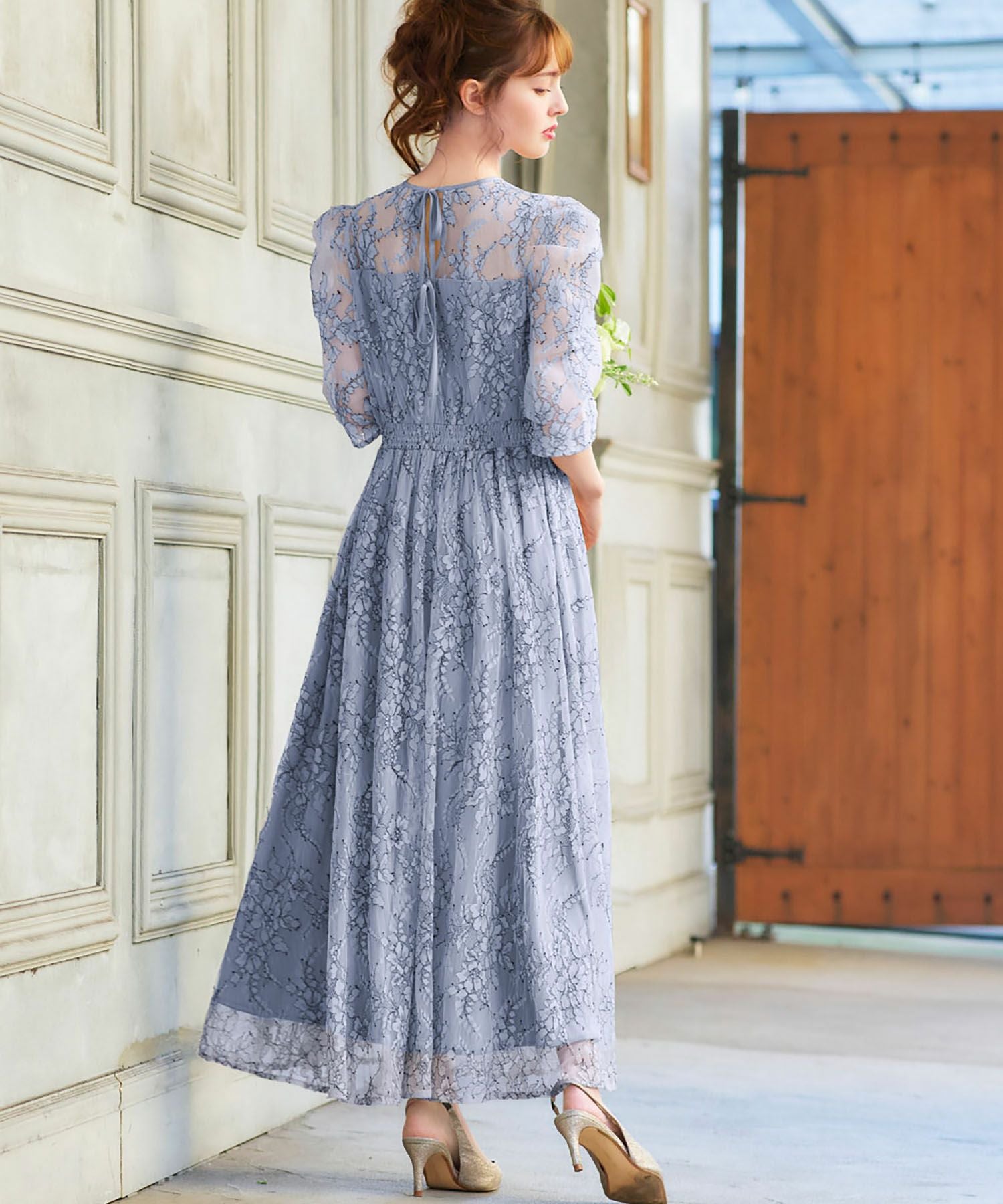 結婚式・お呼ばれ対応 | 総レースワンピースドレス - パーティードレス