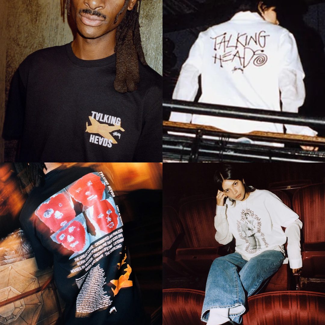 STUSSY × TALKING HEADS 23AW コラボTシャツが9/8に国内発売予定 | God