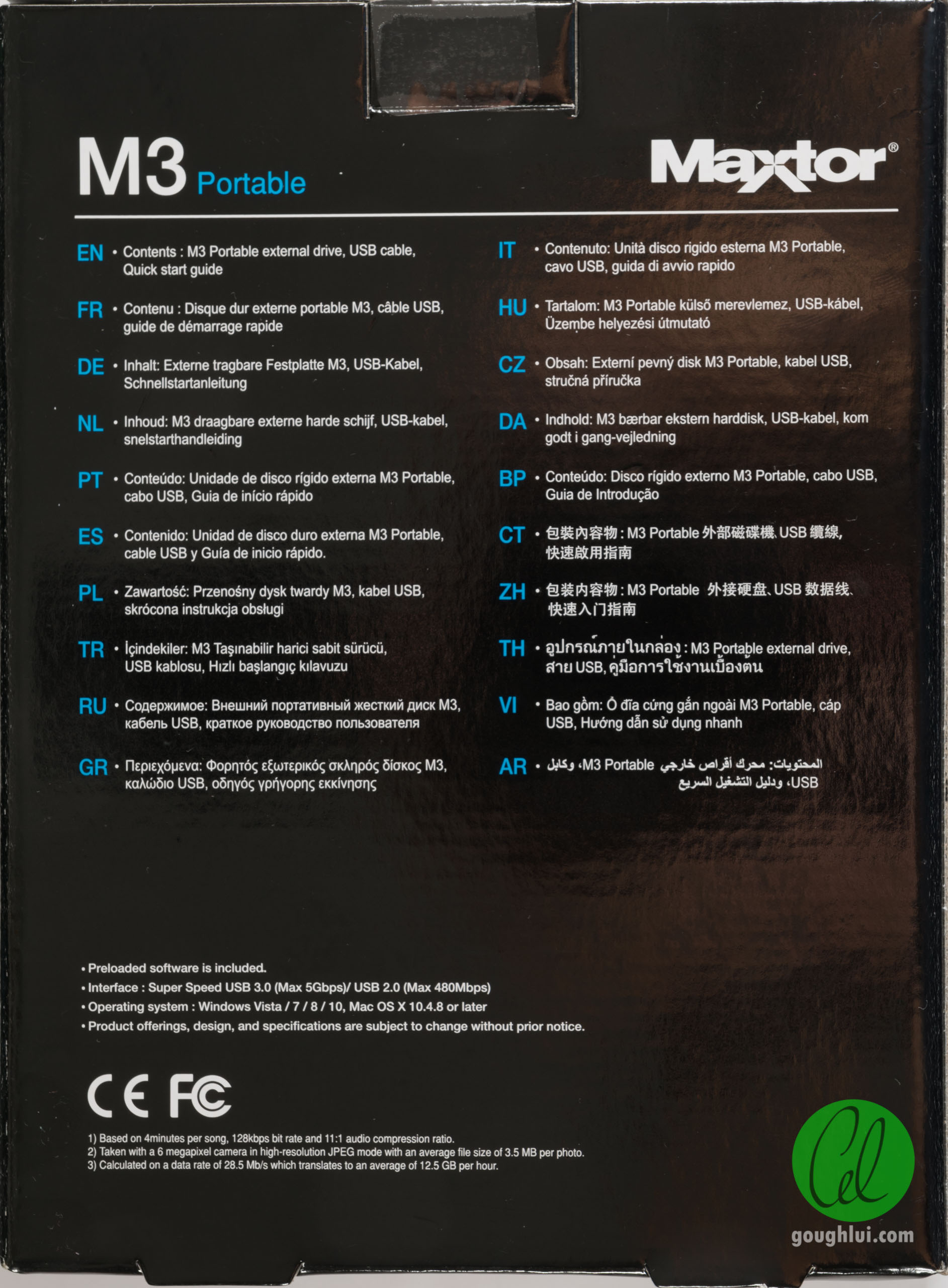 Review: Maxtor M3 Portable 4Tb USB 3.0 External Hard Drive (HX