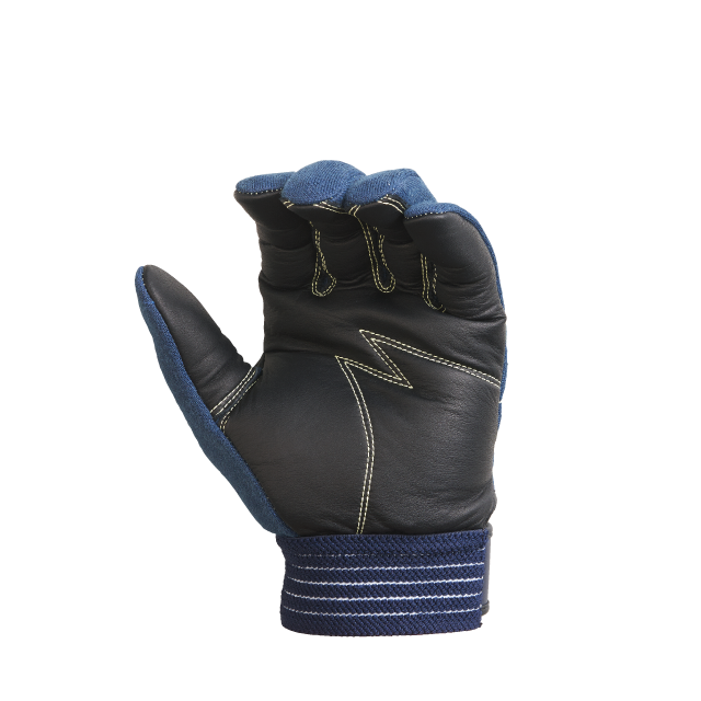 ガードレスキュー 手のひら革 ネイビー - ユアサグローブネットショップ