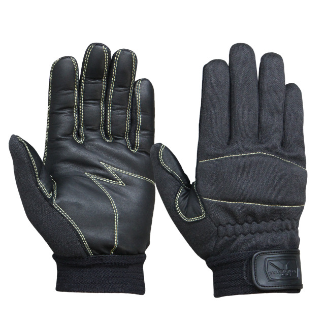 ガードレスキュー 手のひら革 ブラック - ユアサグローブネットショップ