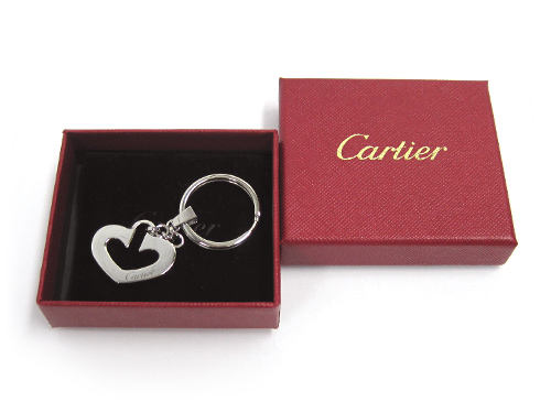 カルティエ キーホルダー /ハート モチーフ キーリング T1220254