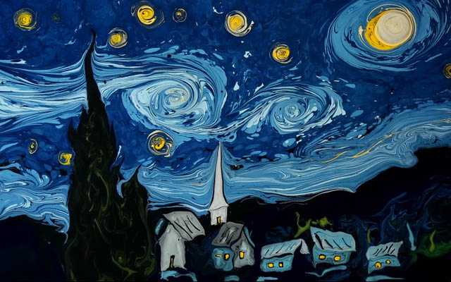 とある技法で再現したゴッホの絵 メイキングを見て、あなたは目を疑う