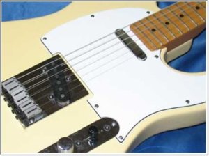 テレキャスターのフロントピックアップをピックガードマウントから