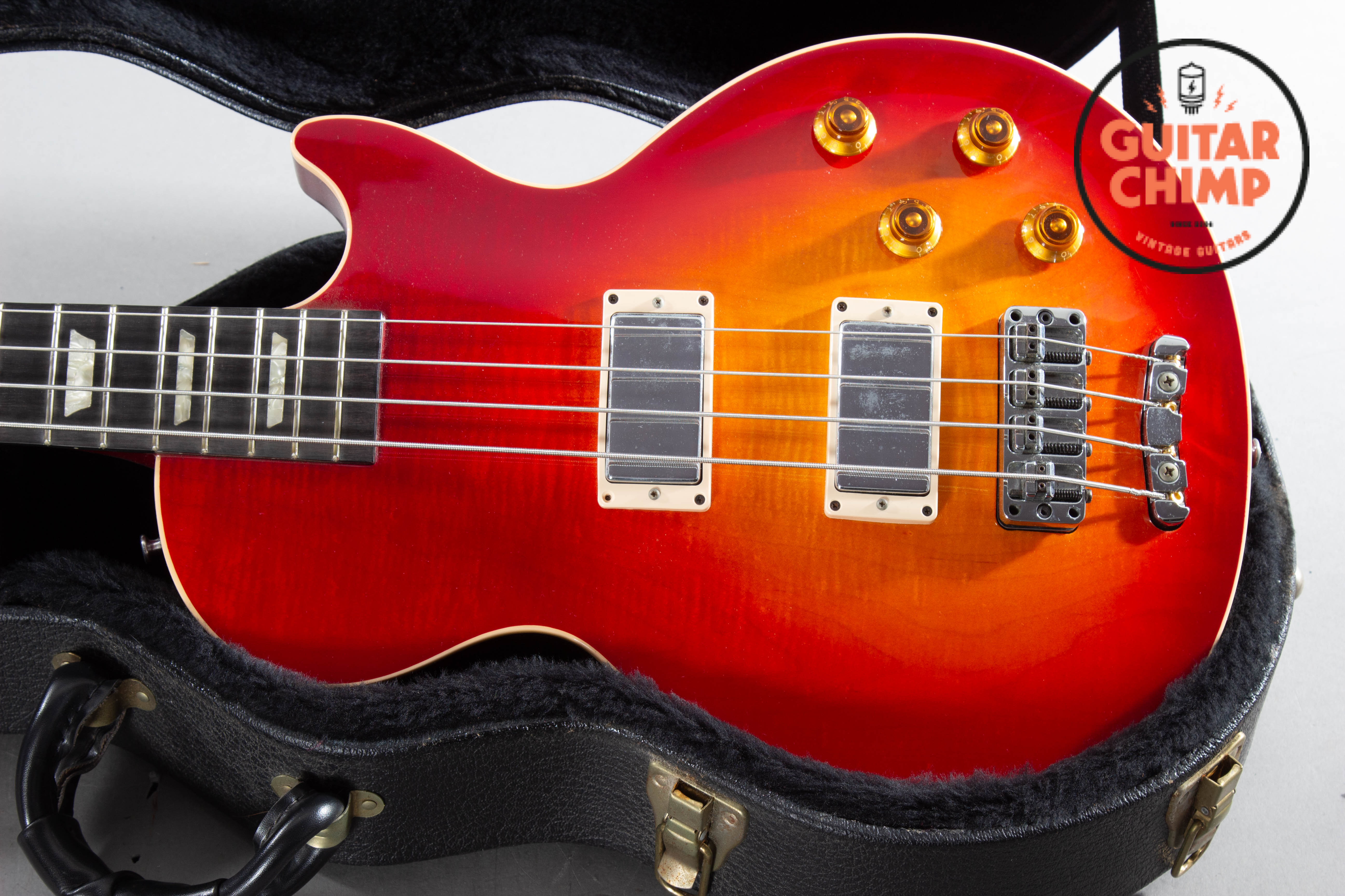 1997 Gibson LPB-3 Les Paul Standard Bass Heritage Cherry Sunburst