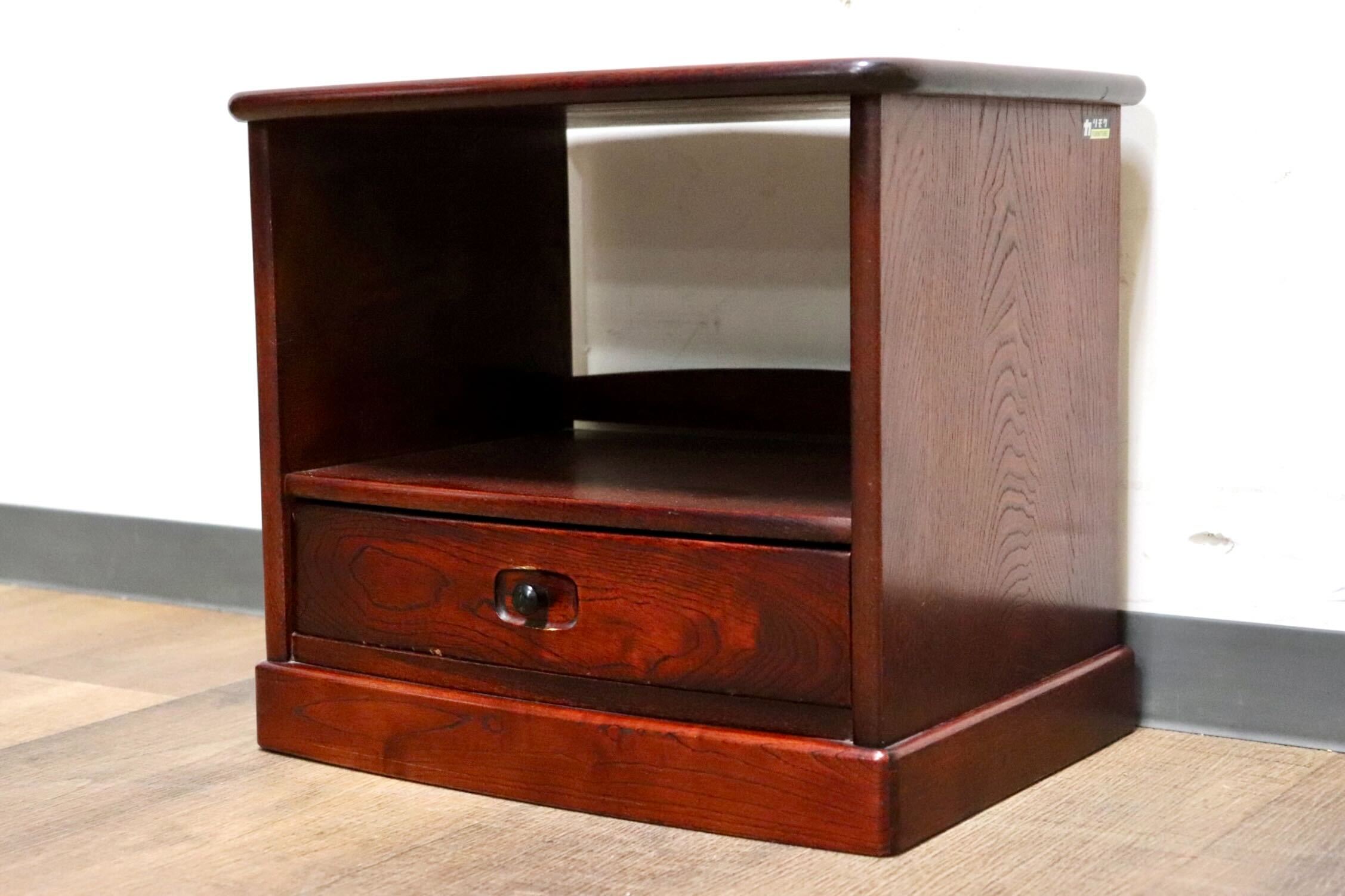 オールドカリモク 電話台 FAX台 キャビネット 昭和レトロ じゅりッ