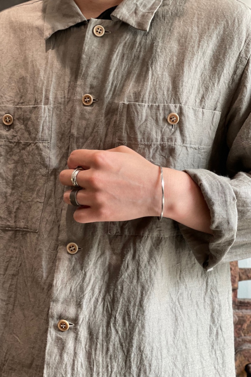 io-02-136-D. Twist Bangle. Ag950. Silver. iolom. « GULLAM グラム