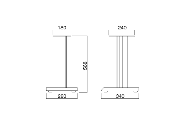SB-415 スピーカースタンド | 製品情報 | HAMILeX（ハミレックス