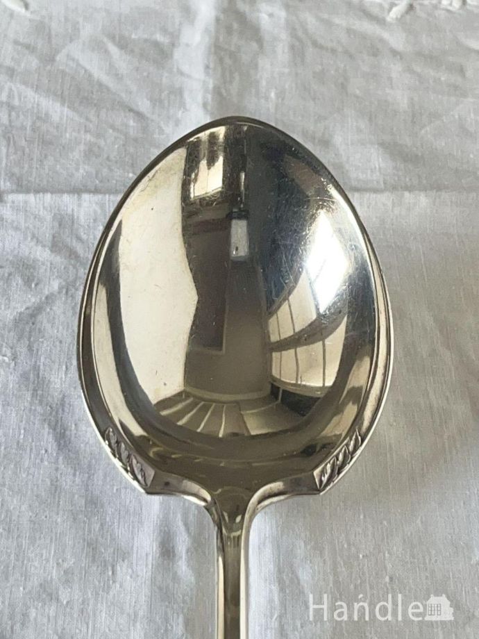 アンティークのシルバーカトラリー、シルバープレートのサーバー