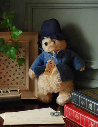 アンティーク パディントンベア（アクアブルー）(m-743-z