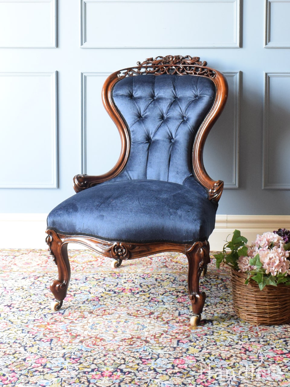 1950年代のアンティーク リボルビングチェア(m-250-c)｜アンティーク