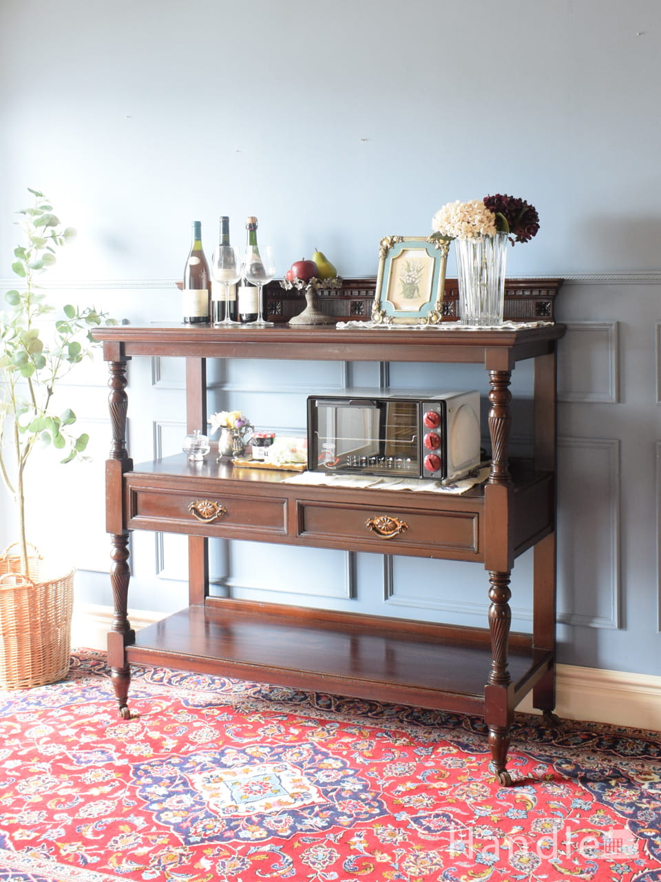 英国アンティークのおしゃれな曲げ木椅子、ユーバックデザインのベント