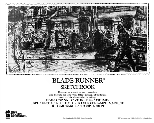 Blade Runner Sketchbook | halfblog.net