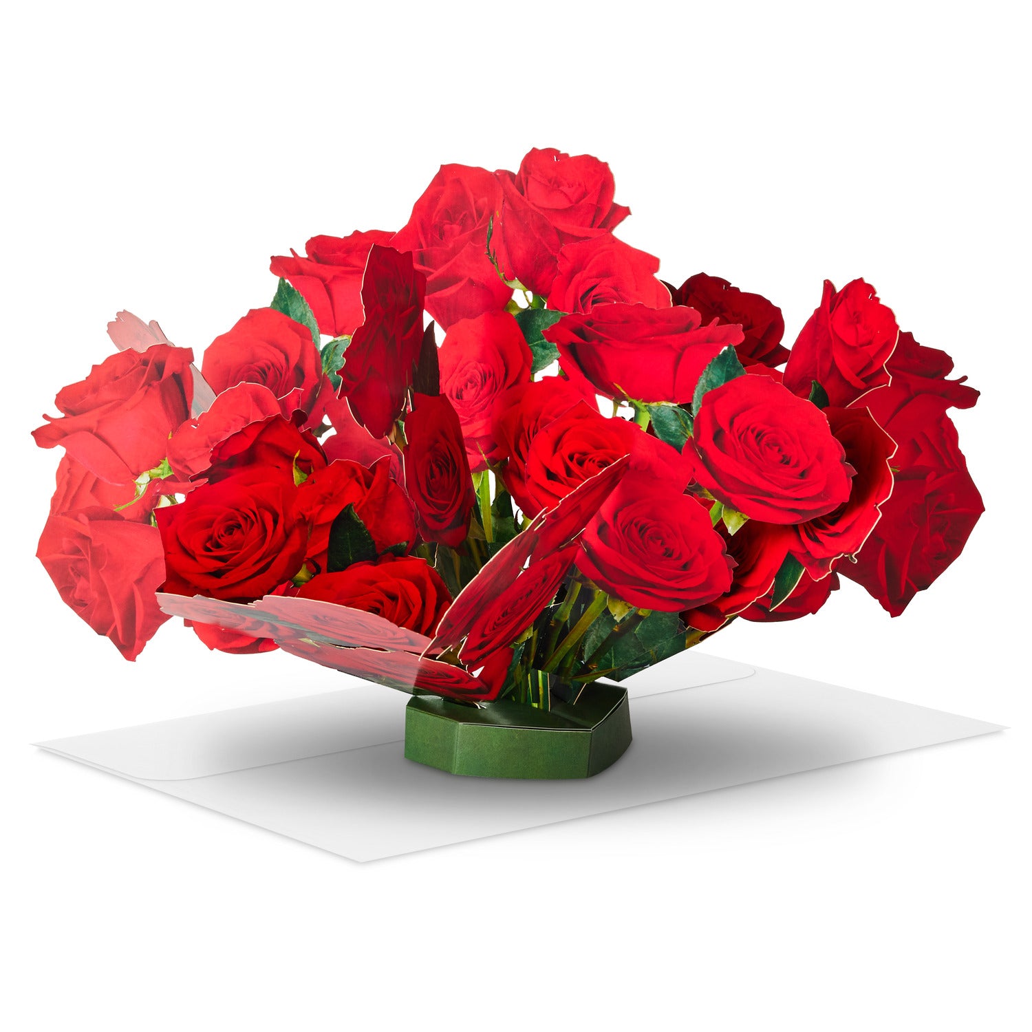 ビルド・ア・ブーケ レッドローズ｜ベースとお花を選んで飾れる立体