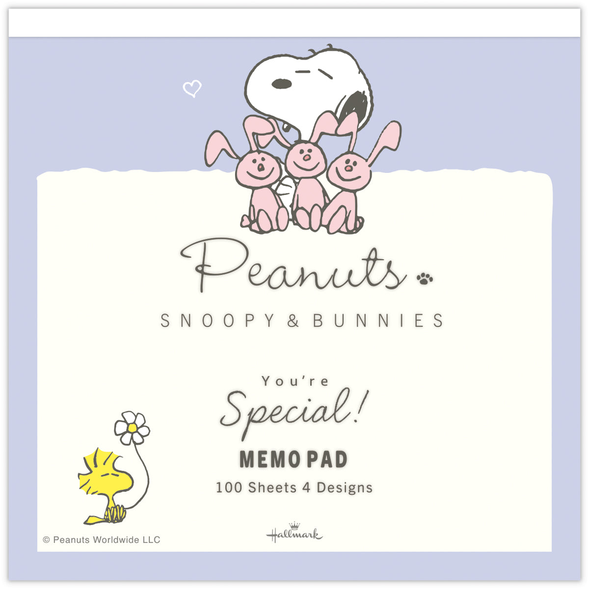 スヌーピー パープル スヌーピー×うさぎ【メモパッド／You're Special