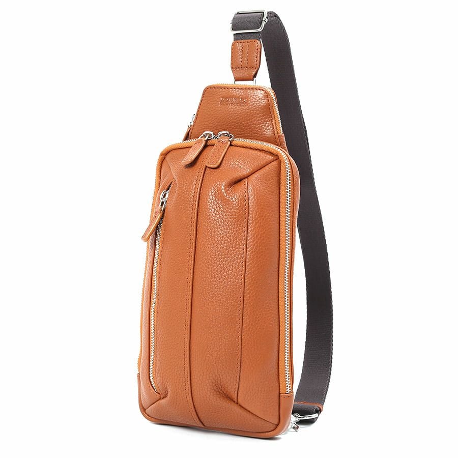 公式】 DOUBLES ボディバッグ 牛革 WRC-7950 ハーヴェスト