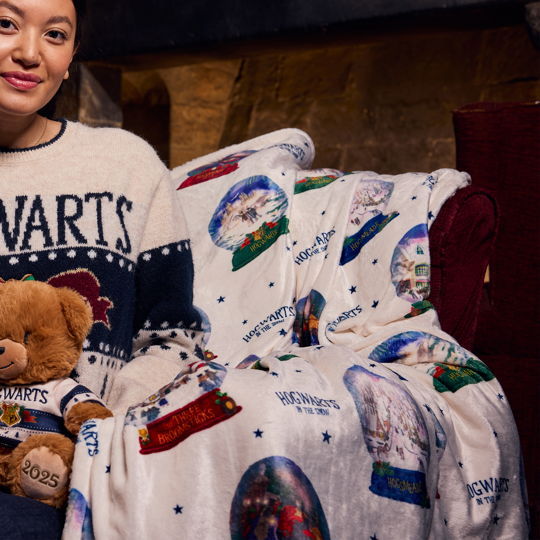 ホグワーツ・イン・ザ・スノー クリスマス ブランケット｜ハリー