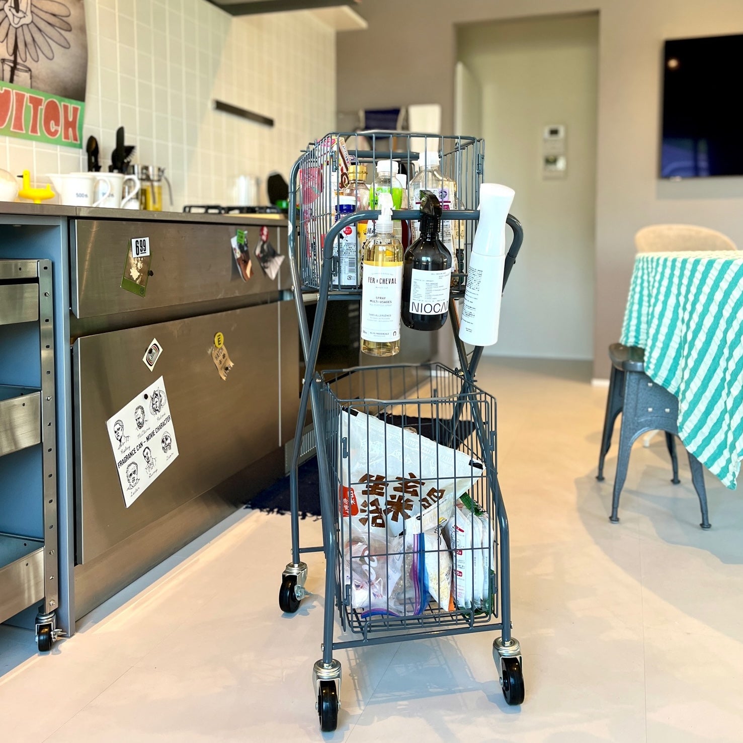 置き場所、無限。バスケットトローリー – HATCH