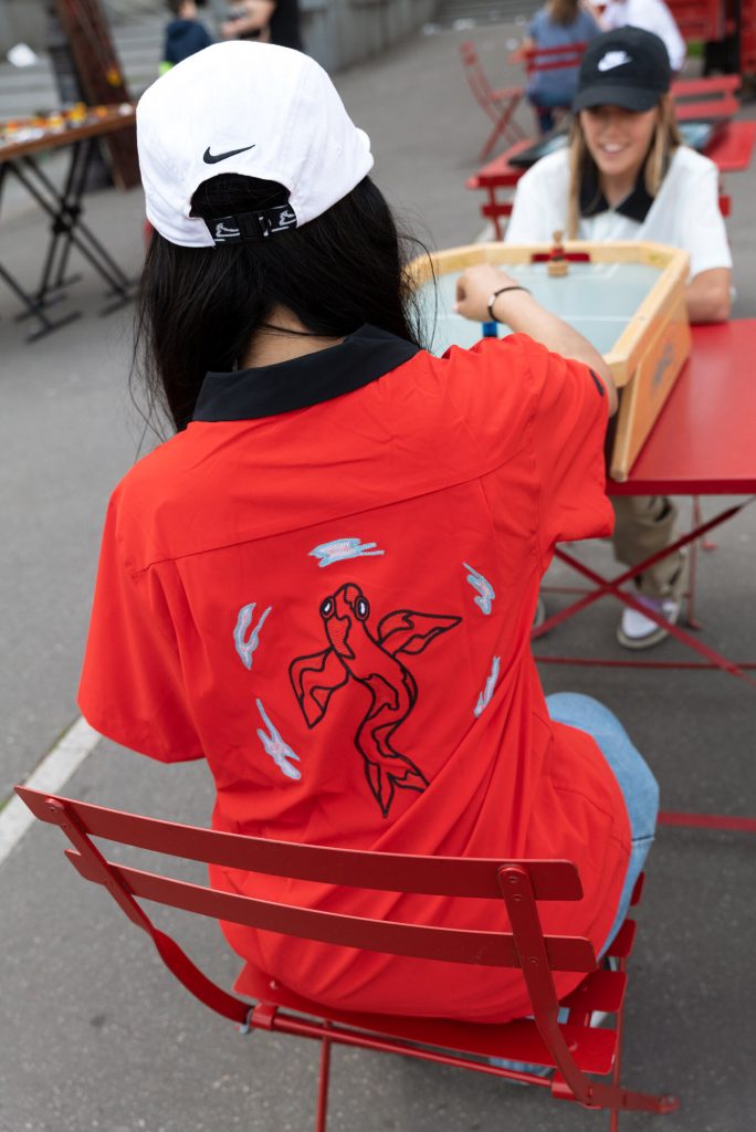 NIKE SB JAPAN BOWLER BUTTON UP SHIRT (FZ4057-657) ボウリングシャツ