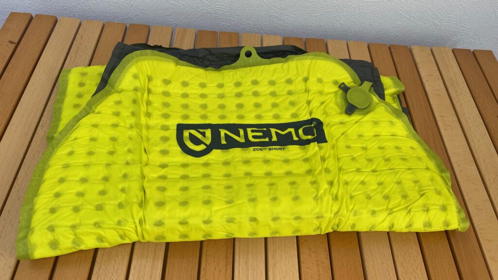エアマットが苦手な方にオススメ！ NEMO“ZOR SHORT MUMMY
