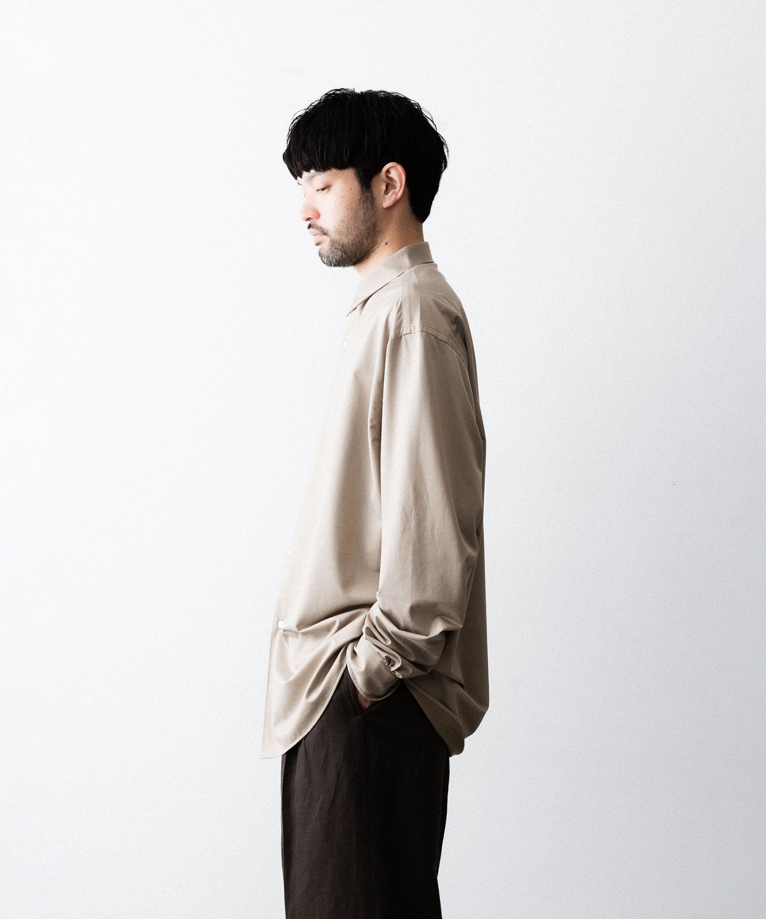 KANEMASA PHIL.】46G MODEST SHIRT - BEIGE | 公式通販サイト session