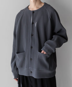 ssstein / シュタイン】GRADATION PLEATS CARDIGAN - N.GREY | 公式