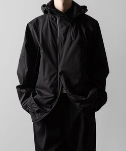 ssstein / シュタイン】WEATHER PROTECTION HOODED JACKET - BLACK