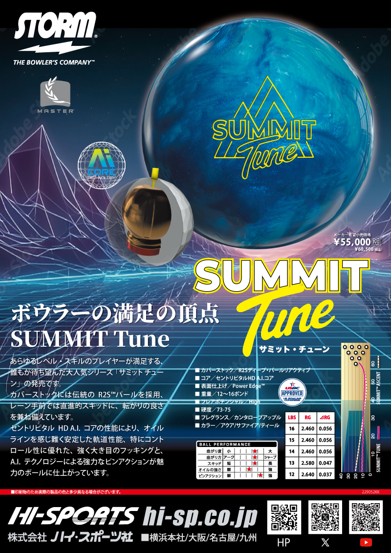 サミット・チューン - ハイスポーツ社 ：信頼のボウリング用品販売