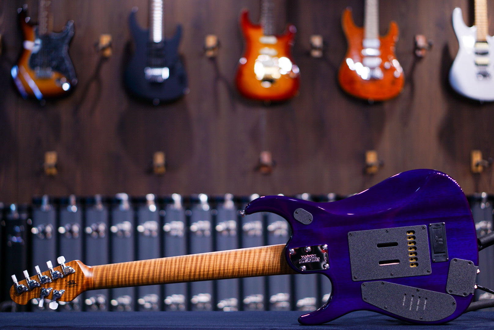 Ernie Ball Music Man JP 15 7 string flame Nebula K02779