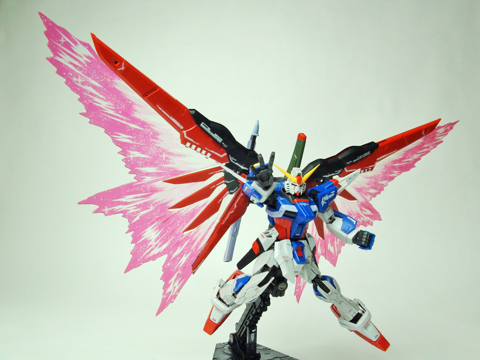 RGデスティニーガンダムチタニウムフィニッシュ 光の翼セット RG