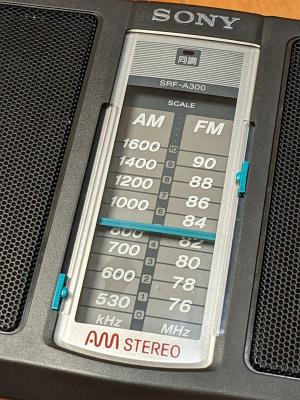 SONY SRF-A300 (2号機)